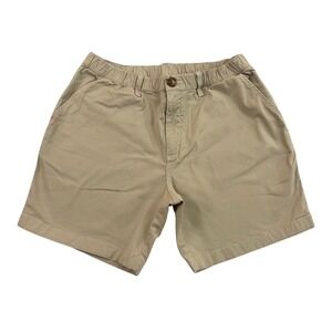 Chubbies Sky’s Out Shorts Men Large Beige Original Stretch Twill Chino 7”